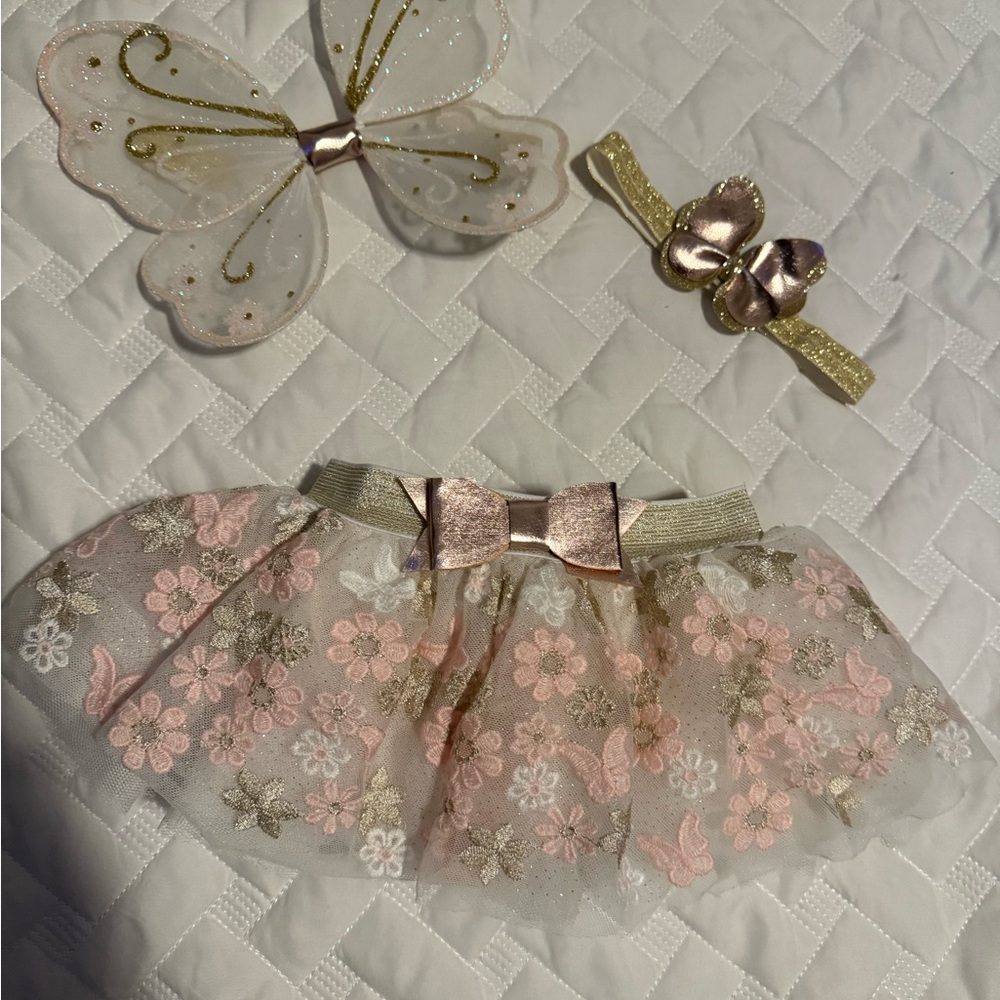 Amazon Pink and Gold Kids One Piece Set